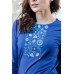 Embroidered t-shirt with long sleeves "Colours of Summer" Electric